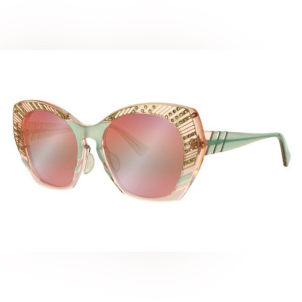 Lafont Bright Sunglasses in Green